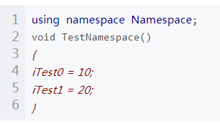 一文了解C++的命名空間
