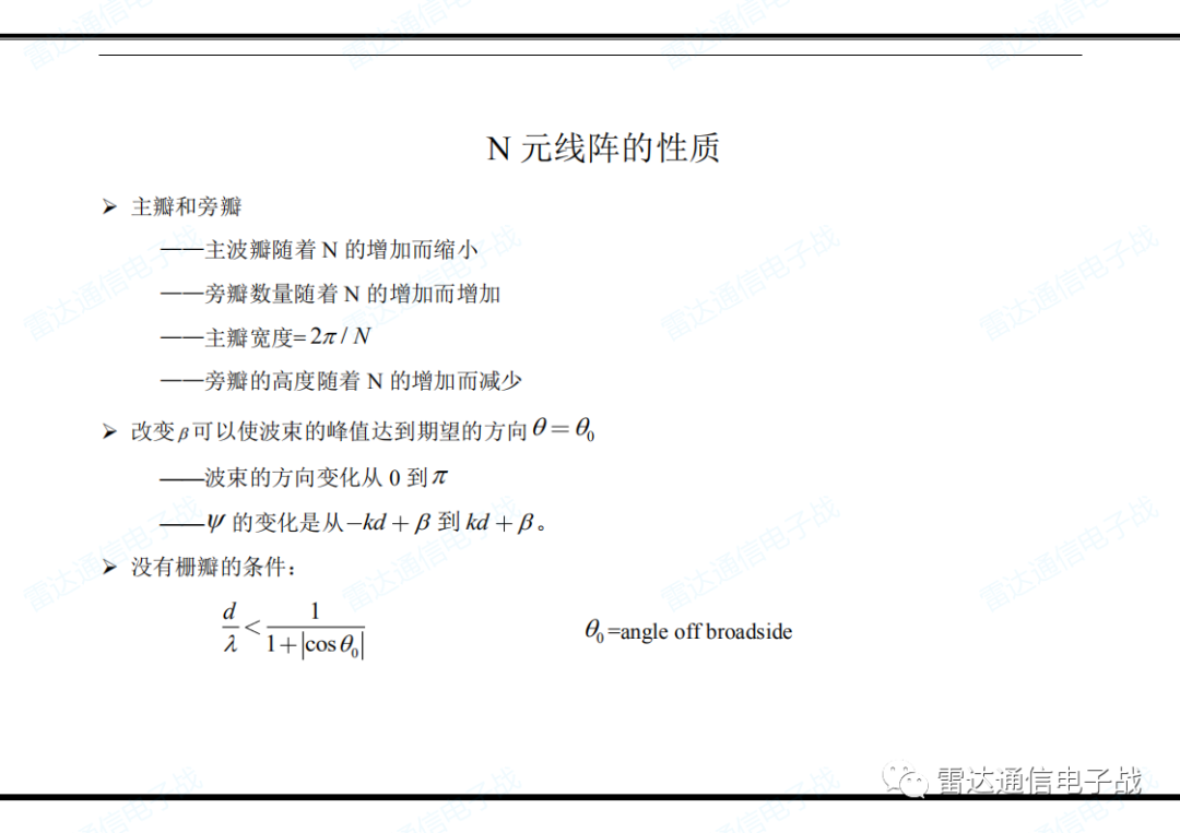 關(guān)于天線的功能和雷達(dá)方程