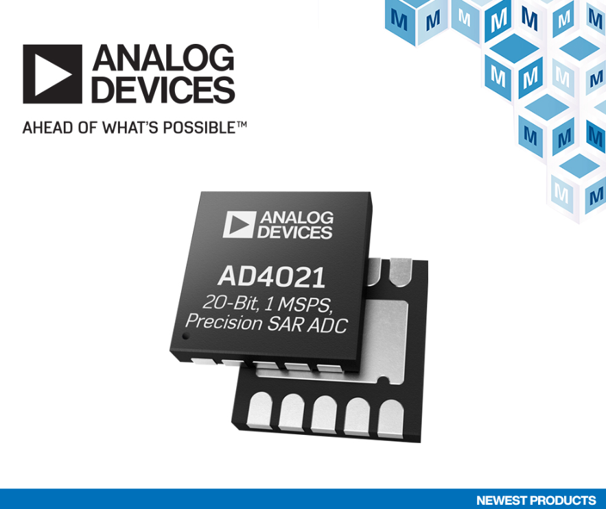 贸泽开售Analog Devices低功耗AD4...