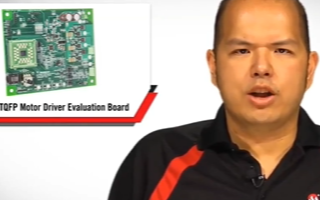 MCP8024 TQFP電機驅動器評估板的組成部...
