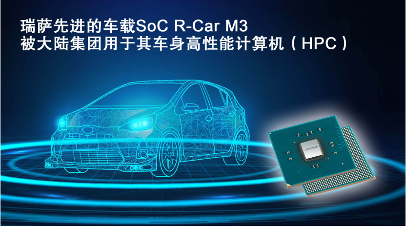 瑞萨电子领先的车载SoC被大陆集团用于其车身高性...