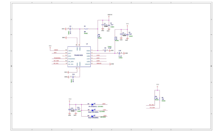 基于Pixart PAH8013ES+STM32F411实现耳机血氧与心率的检测方案