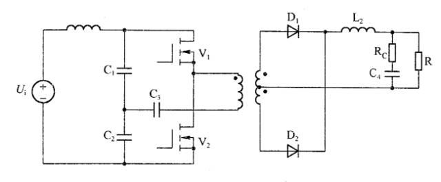 半桥式电路常常被用于各种非稳压输出的DC变换器