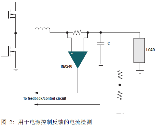 基于INA240高共模雙向電流檢測放大器的PWM驅(qū)動應用的設計方案