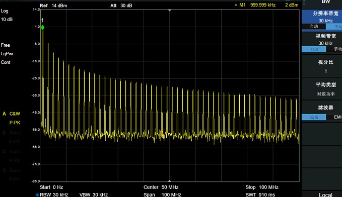 SDS5054X数字荧光示波器和SVA1032X频谱&矢量网络分析仪对比演示