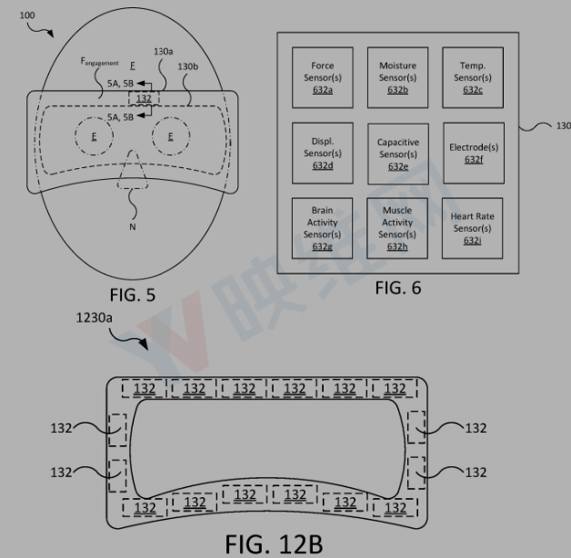 苹果AR头显专利曝光 可用面部传感器测量心率、温度、脑活动等
