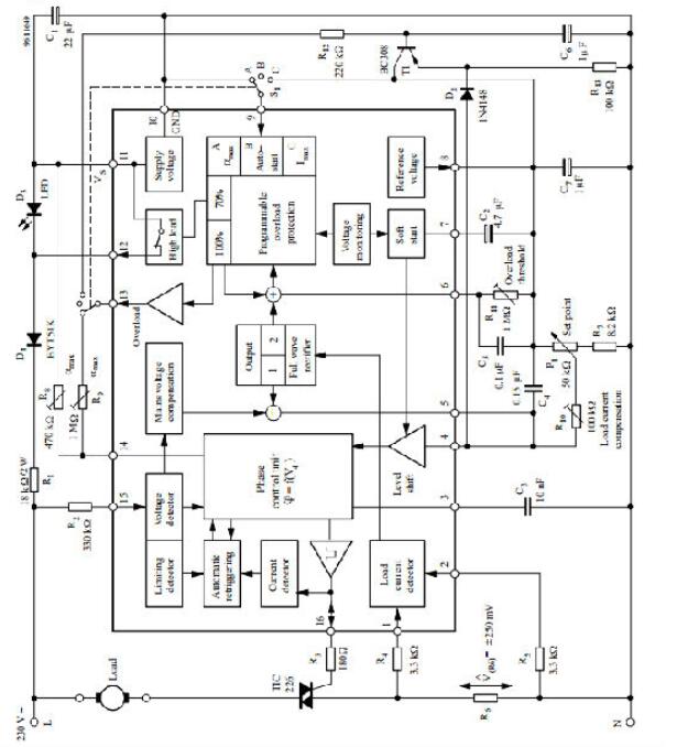 U2010B电流反馈相位控制电路