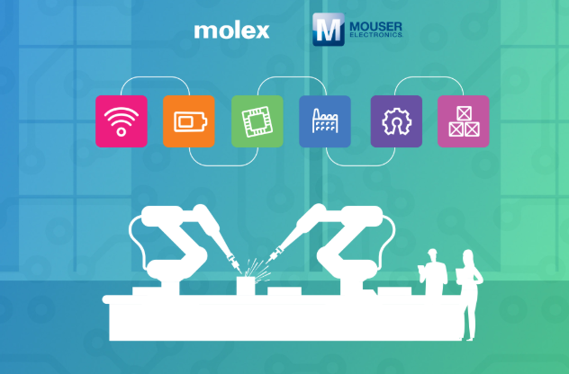 贸泽电子与Molex联手打造专注于工业物联网的全...