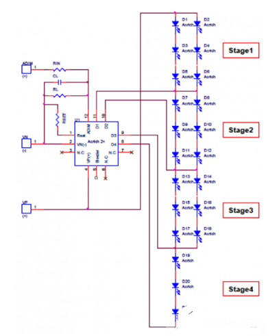 光引擎提高LED灯的稳定可靠性的工作过程