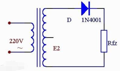 半波整流电压计算_半波整流电路