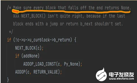 Python 函数默认返回None的原因