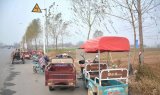 我国四轮低速纯电动车在农村市场迅速发展,全国保有...