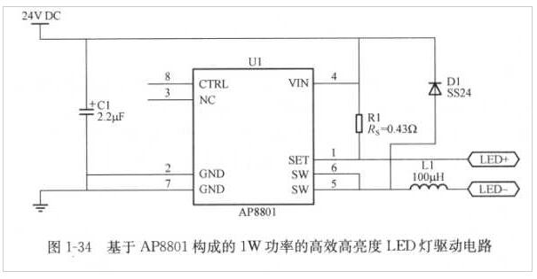 AP8801直流变换器中文资料(特性_引脚功能_驱动电路)