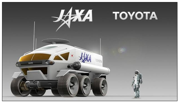 丰田和JAXA联手开发能够在月球上运动的燃料电池...