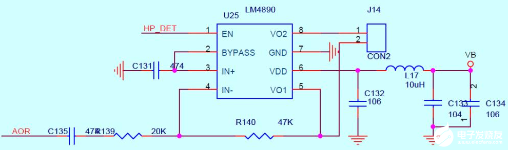 音频功率放大器LM4890性能特点及应用电路的设计