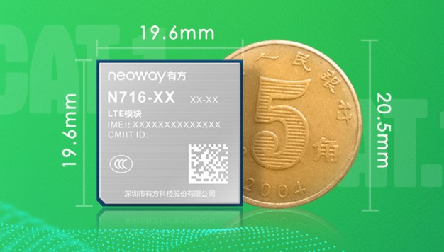 泰比特科技与有方科技进行N716模组︽的小批量测试...