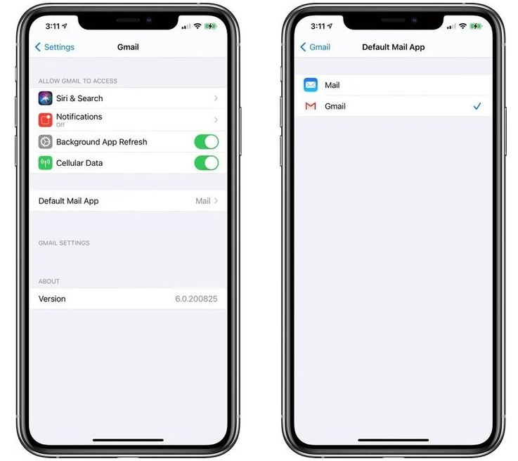 用户可在苹果iOS 14将第三方应用谷歌Gmai...