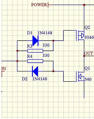 LM339在场效应管输出部分与栅极驱动部分的区别