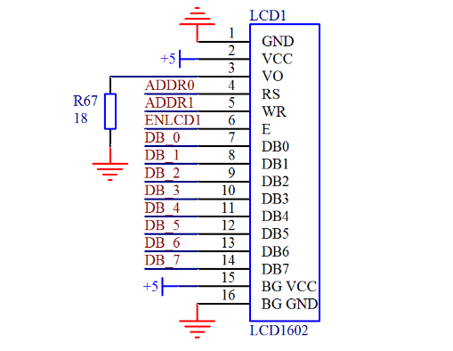 lcd1602显示