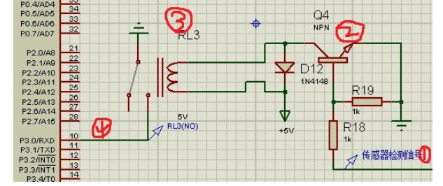 传感器检测信号传送如何改变单片机引脚电平信号