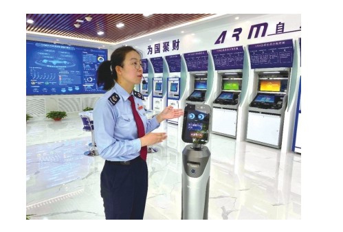 智能屏+AI智能办税终端在甘肃首次实现自助打印纳...