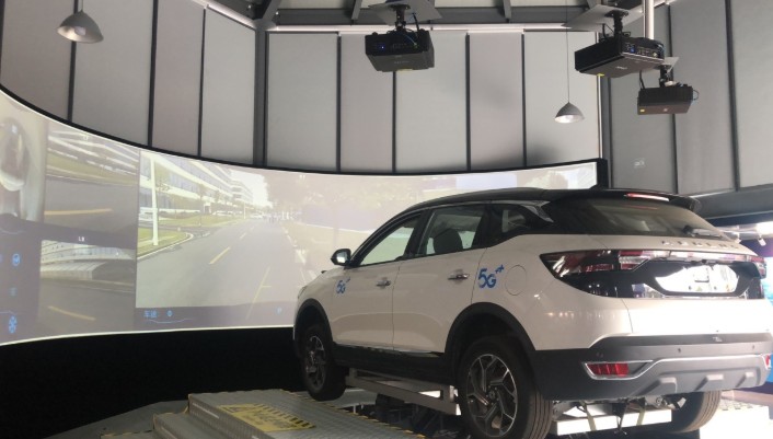 中国移动与东风集团联合打造的5g智能远程驾驶座舱