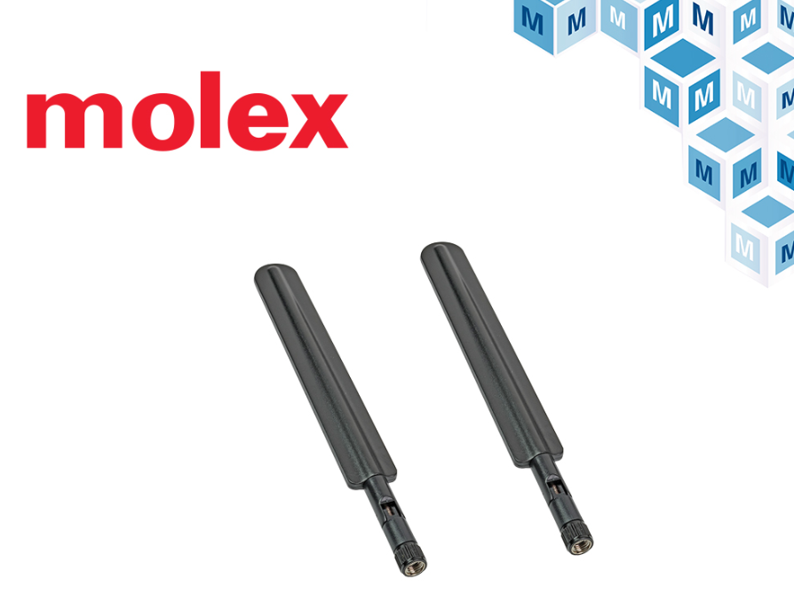 贸泽电子即日起备货Molex 5G和LTE高增益...