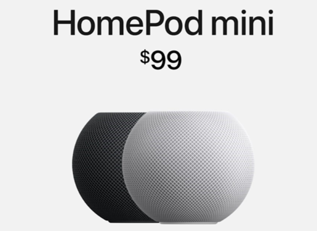 苹果发布homepod mini智能音箱,采用球形体积,配置s5芯片