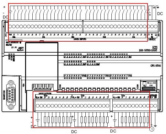 s7200smart数字量io接线图