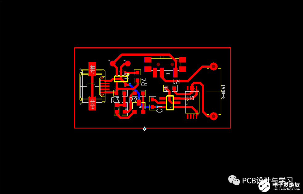 简易的电子保温杯pcb设计原理图