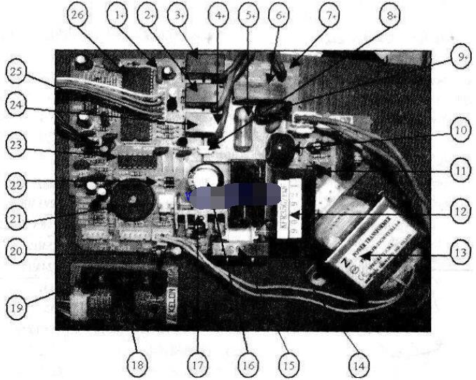 空调电路板元器件图解_空调电路板总是烧坏