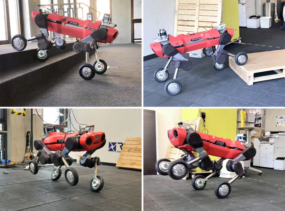 瑞士anybotics公司研发轮足复合式移动机器人