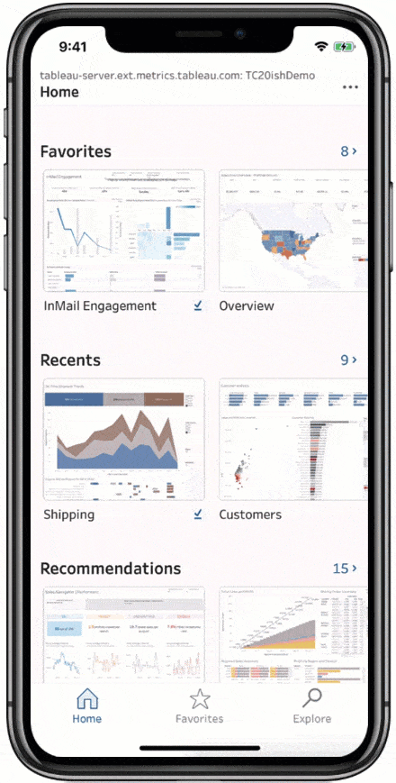 tableau mobile全新在线/离线流程