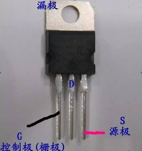 如何用二极管档对mos管进行测量?