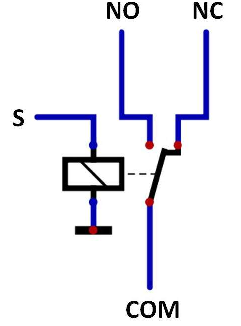 3. spdt 继电器原理图