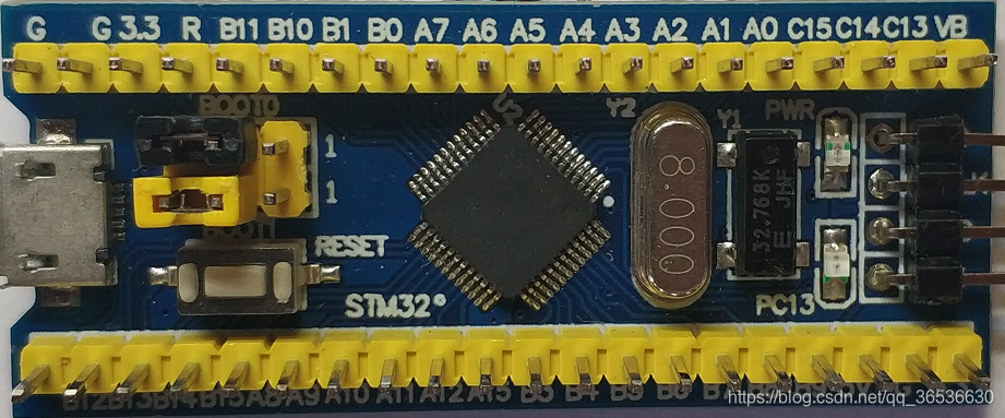 将stm32f103c8t6最小系统改造为jlink ob-电子电路图