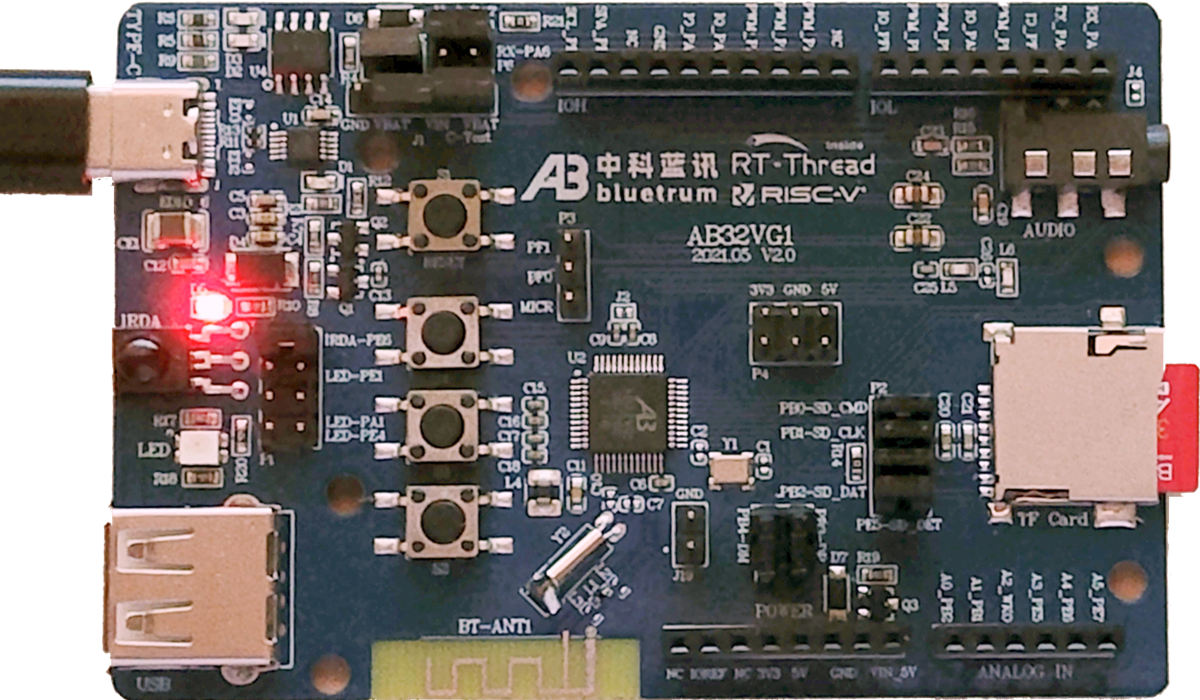 RTT大賽作品：AB32VG1開發板—按鍵掃描