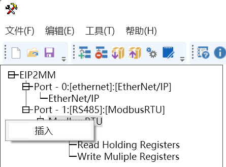 MODBUS转EtherNet/IP网关配置案例