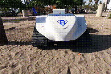 无人沙滩清理车横空出世，沙滩清理的小能手