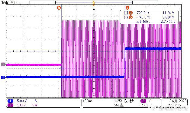 TON_DELAY @ AC264V，100% Load