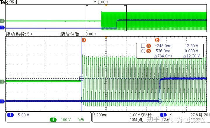 TON_DELAY  @ AC240V，100% Load