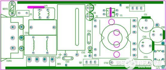 PCB 顶层布局