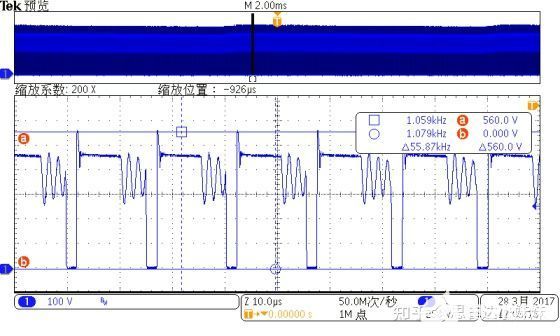 AC264/50Hz, 100% load LD端電壓