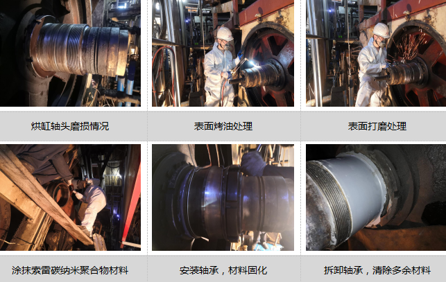 烘缸轴头磨损如何修复