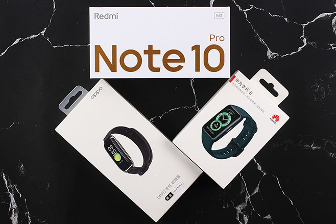 紅米Note 10 Pro 華為手環6以及OPPO手環開箱分享