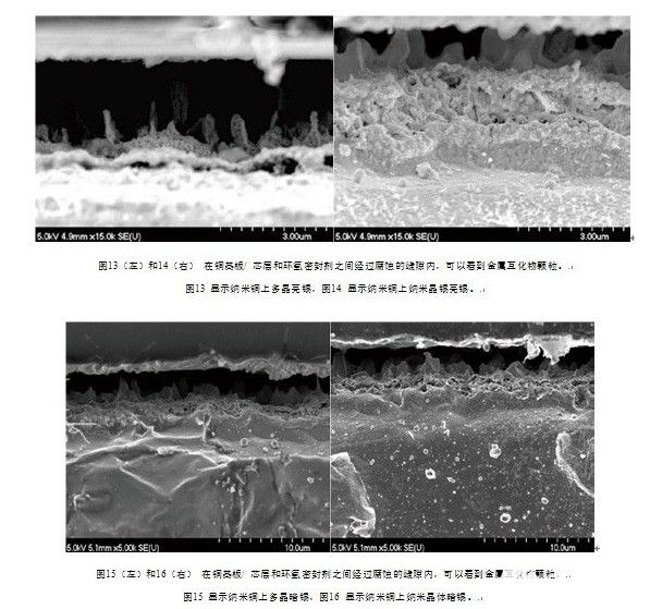 銅的對(duì)比（掃描電鏡SEM）