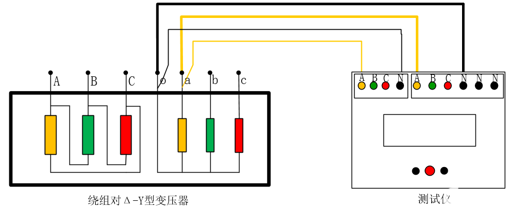 三通道变压器直流电阻检测仪接线图