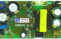 5V1.2A 无Y电容电源适配器设计 CR5243实现高性能低成本