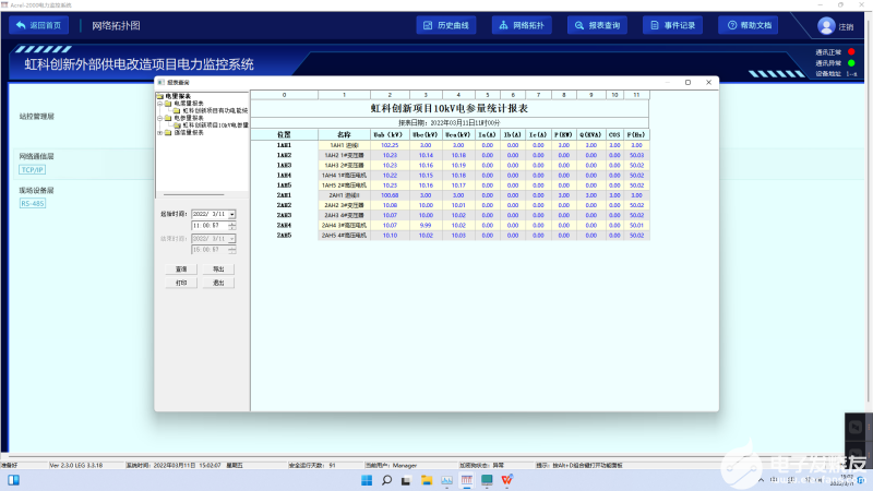 Acrel-2000电力监控系统的结构及功能