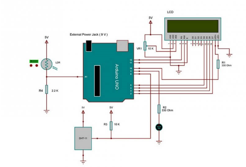 如何使用Arduino和LDR传感器实现LCD液晶屏亮度的自动调节